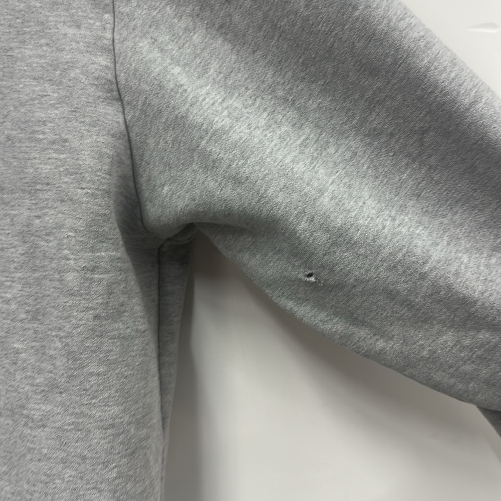 North Face gray hooded sweatshirt L - Picture 3 of 7